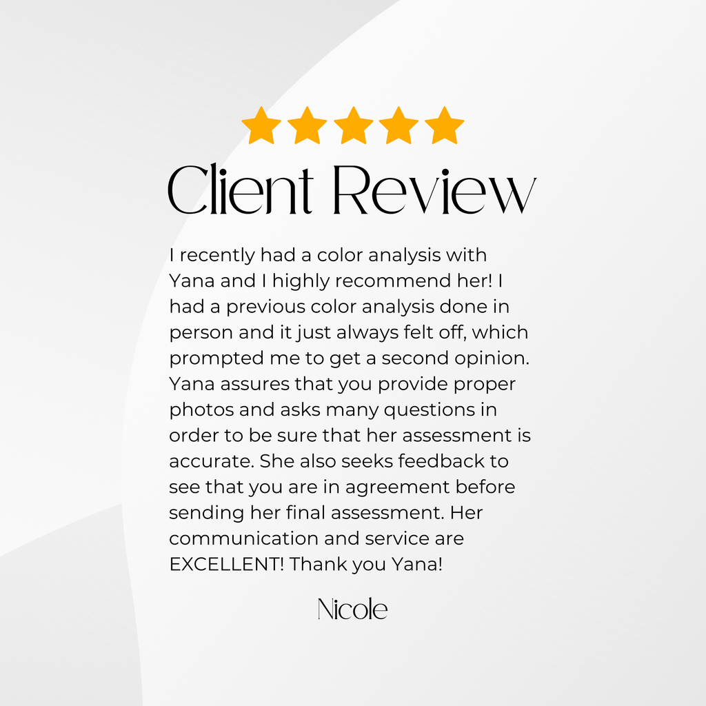 Color Analysis online • 20-TYPE Color System • 100-Color Palette • 40+ Pages • Real Stylist, No AI
