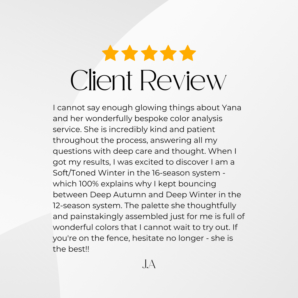 Personal Color Analysis online • 100-Color Custom Palette • 50+ Pages • Real Stylist, No AI